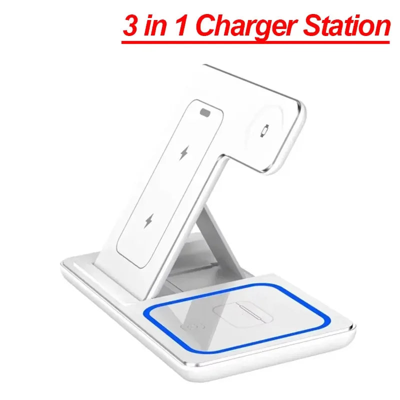 3-in-1  Wireless Charging Stand - Charging Dock